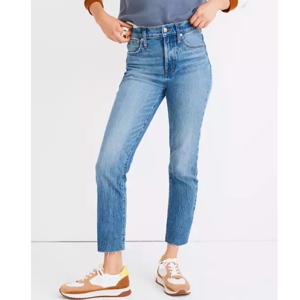 Madewell Perfect Vintage Jean Raw Hem Enmore wash - Picture 2 of 9